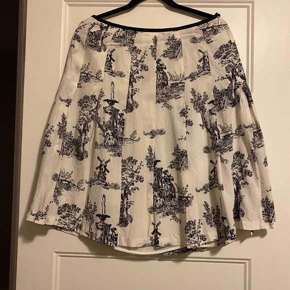 Lapis Silk Skirt - Picture 1 of 5